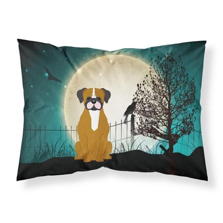 MICASA Halloween Scary Flashy Fawn Boxer Fabric Standard Pillowcase&#44; 20.5 x 0.25 x 30 in. MI223558